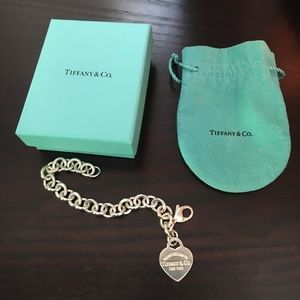 Return To Tiffany Heart Tag Charm Bracelet